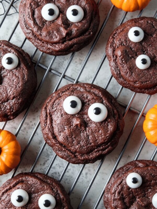 Halloween Double Chocolate Chip Cookies